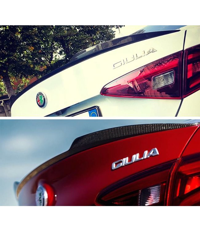 Koshi Group Alfa Romeo Giulia QV Rear Spoiler OEM Style
