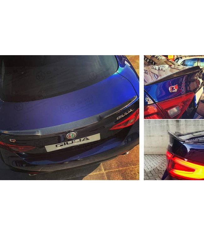 Koshi Group Alfa Romeo Giulia QV Rear Spoiler OEM Style