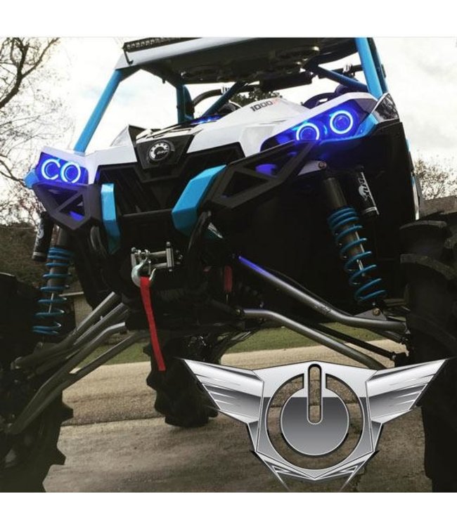 Oracle Lighting 2007-2019 Can-Am Renegade Head Light ORACLE Halo Kit