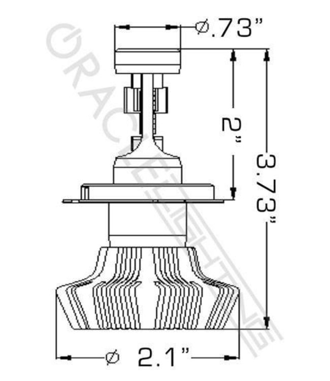 Oracle Lighting ORACLE H4 4,000+ Lumen LED Headlight Bulbs (Pair)