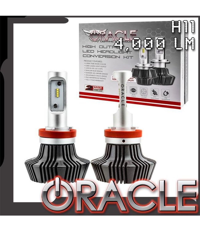 Oracle Lighting ORACLE H11 4,000+ Lumen LED Headlight Bulbs (Pair)