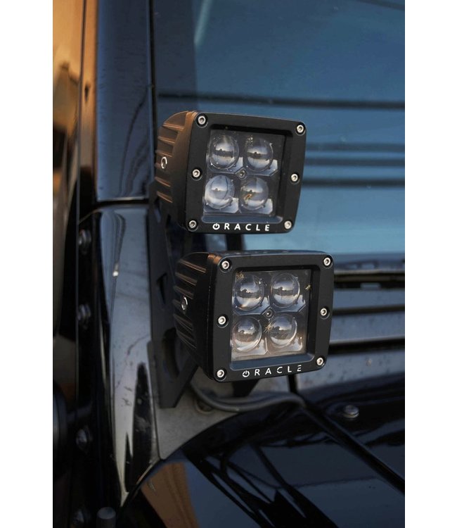 Oracle Lighting ORACLE Jeep JK Dual Light Mounting Pillar Brackets (Pair)