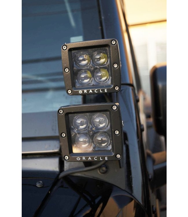 Oracle Lighting ORACLE Jeep JK Dual Light Mounting Pillar Brackets (Pair)