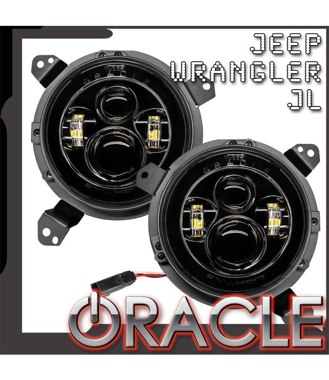 Oracle Lighting ORACLE Jeep Wrangler JL 7" High Powered LED Headlights (Pair)