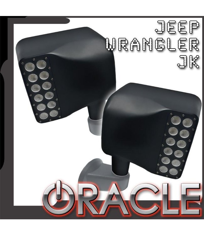 Oracle Lighting ORACLE Jeep Wrangler JK LED Off-Road Side Mirrors