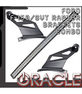 Oracle Lighting 2009-2014 Ford F-150/SVT Raptor Curved 50" LED Light Bar Brkt + Light Cmbo