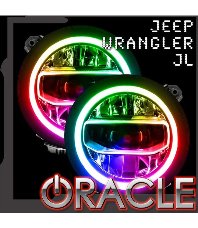 Oracle Lighting Jeep Wrangler JL ORACLE ColorSHIFT RGB+W DRL Upgrade