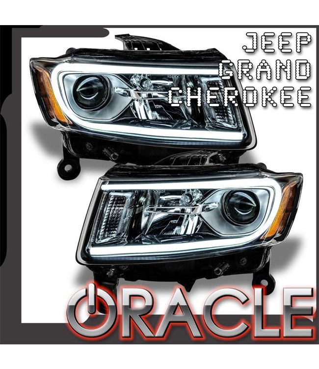 Oracle Lighting 2014-2015 Jeep Grand Cherokee Pre-Assembled Head Lights - (Non-HID)