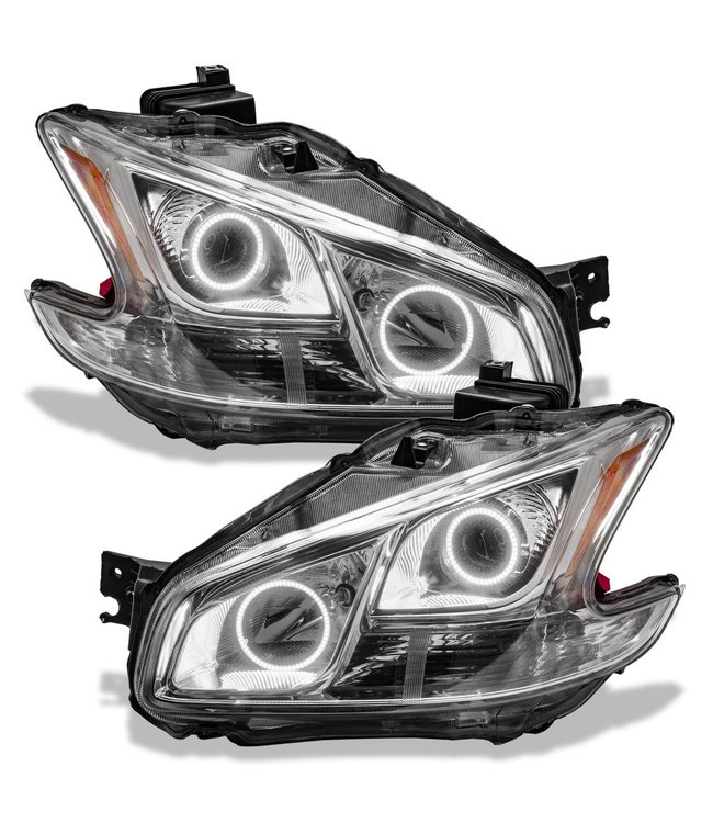 Oracle Lighting 2009-2013 Nissan Maxima Pre-Assembled Head Lights - (Non-HID) - Chrome