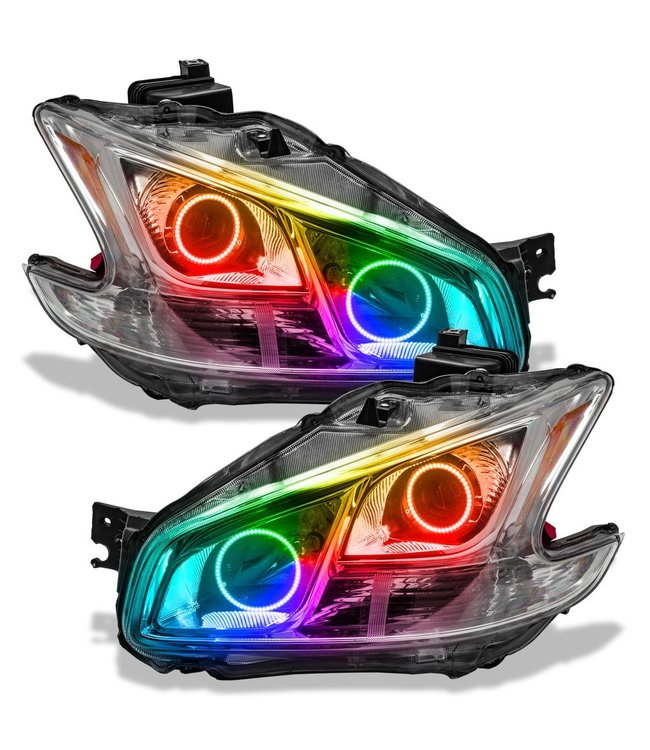 Oracle Lighting 2009-2013 Nissan Maxima Pre-Assembled Head Lights - (Non-HID) - Chrome