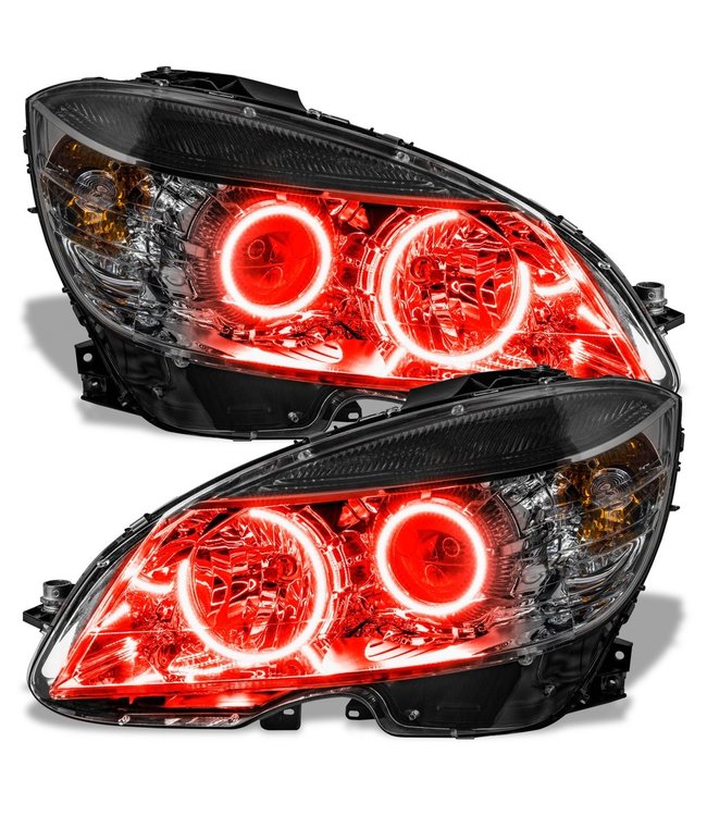 Oracle Lighting 2008-2011 Mercedes Benz C-Class Pre-Assembled Head Lights - Black