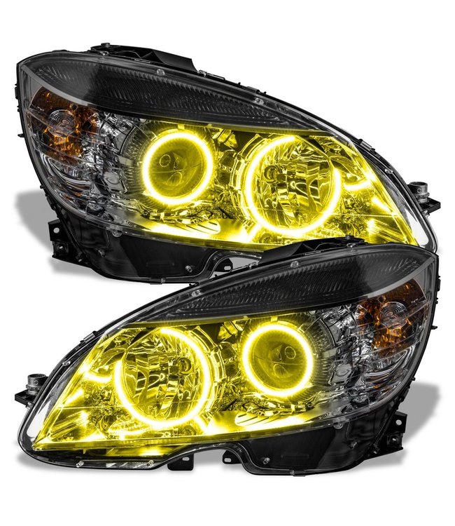 Oracle Lighting 2008-2011 Mercedes Benz C-Class Pre-Assembled Head Lights - Black