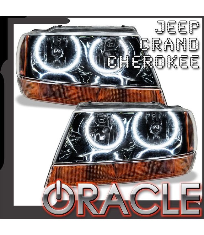 Oracle Lighting 1999-2004 Jeep Grand Cherokee Pre-Assembled Head Light - Black