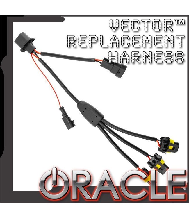 Oracle Lighting ORACLE VECTOR™ Replacement Headlight Wiring Harness - JK