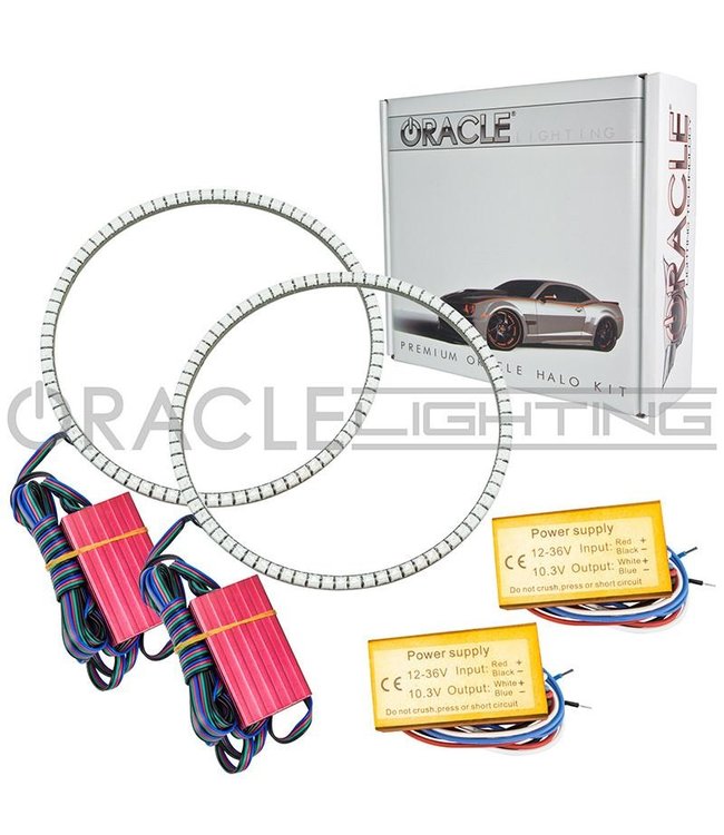 Oracle Lighting 1997-2006 - Jeep Wrangler TJ ORACLE LED Head Light Halo Kit - Waterproof