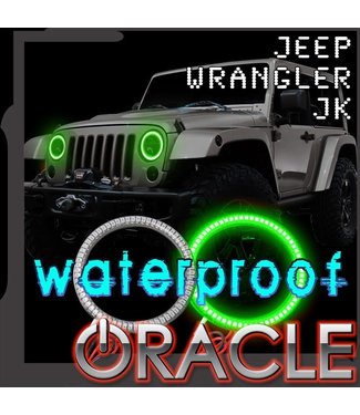 Oracle Lighting 2007-2017 Jeep Wrangler JK ORACLE Head Light Halo Kit - Waterproof