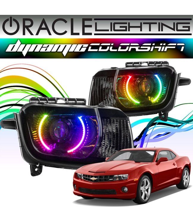 Oracle Lighting 2010-2013 Chevrolet Camaro ORACLE Head Light Halo Kit - Dynamic ColorSHIFT