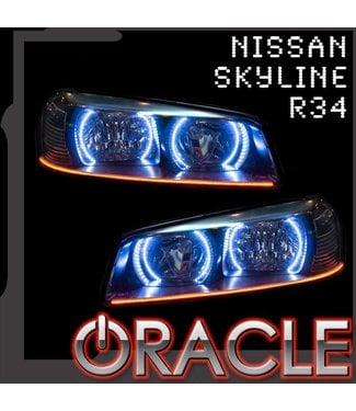 Oracle Lighting 1998-2001 Nissan Skyline R34/GTR ORACLE Halo Kit