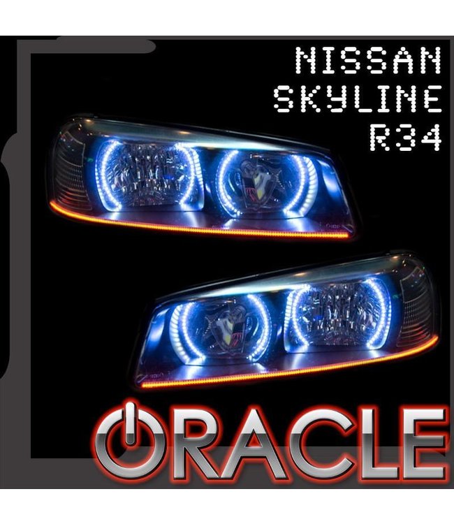 Oracle Lighting 1998-2001 Nissan Skyline R34/GTR ORACLE Halo Kit