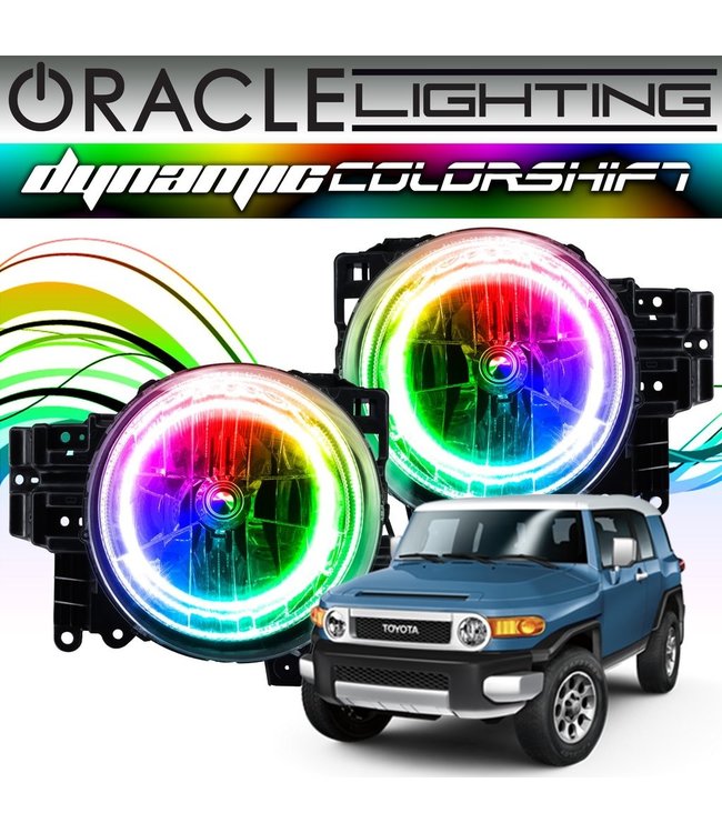 2007 2014 Toyota Fj Cruiser Oracle Dynamic Colorshift Head Light
