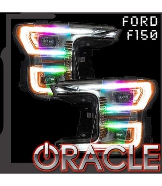 Oracle Lighting 2018-2019 Ford F150 ORACLE Dynamic ColorSHIFT DRL Replacement + Dynamic Turn Signals