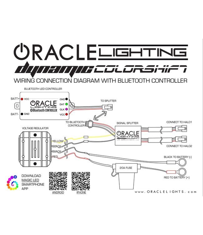 Oracle Lighting Chevy Corvette C7 ORACLE Dynamic ColorSHIFT DRL w/ Switchback Turn Signals
