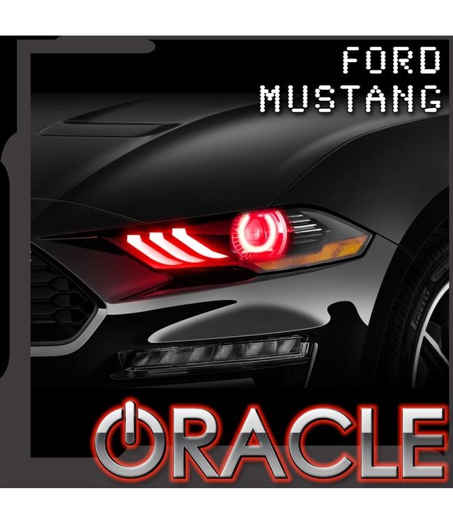 Oracle Lighting Ford Mustang 2018-2019 ORACLE ColorSHIFT Halo Kit w/ DRL