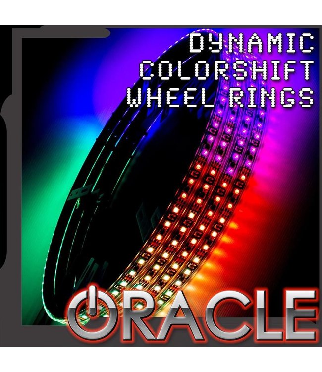 Oracle Lighting ORACLE LED Illuminated Wheel Rings - Dynamic ColorSHIFT