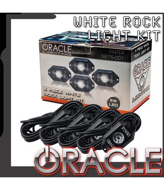 Oracle Lighting ORACLE White Underbody Wheel Well Rock Light Kit - 4 piece