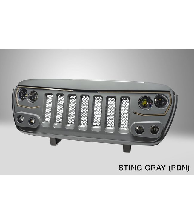 Oracle Lighting ORACLE Lighting VECTOR™ PRO-SERIES Full LED Grill - Jeep Wrangler JL/JT