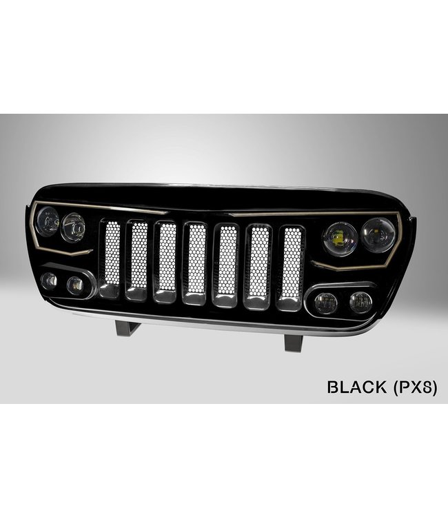 Oracle Lighting ORACLE Lighting VECTOR™ PRO-SERIES Full LED Grill - Jeep Wrangler JL/JT