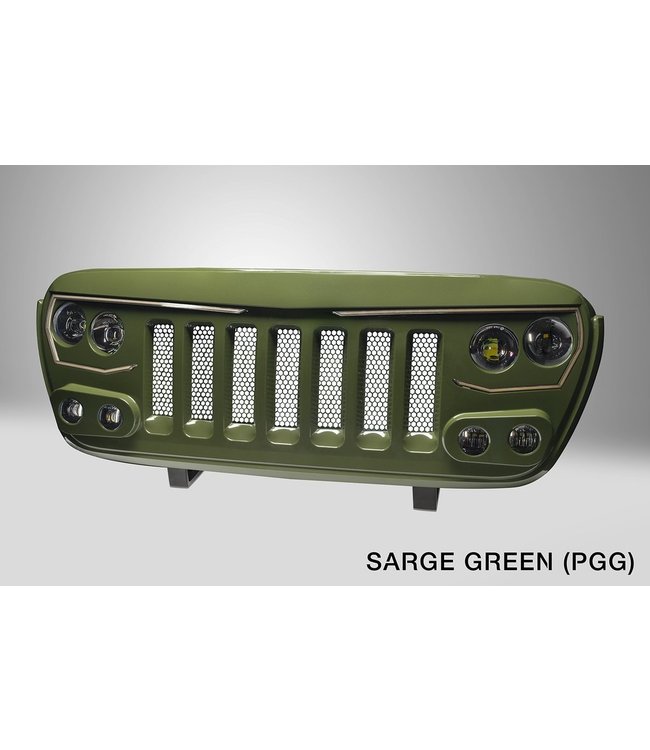 Oracle Lighting ORACLE Lighting VECTOR™ PRO-SERIES Full LED Grill - Jeep Wrangler JL/JT