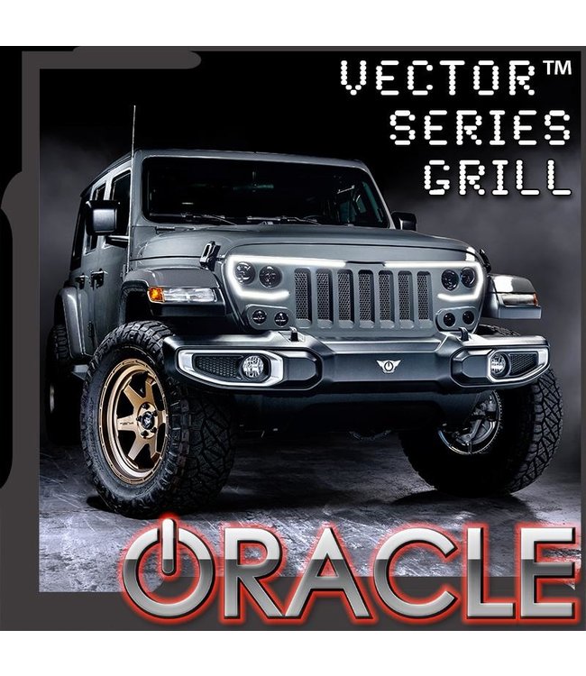 Oracle Lighting ORACLE Lighting VECTOR™ PRO-SERIES Full LED Grill - Jeep Wrangler JL/JT