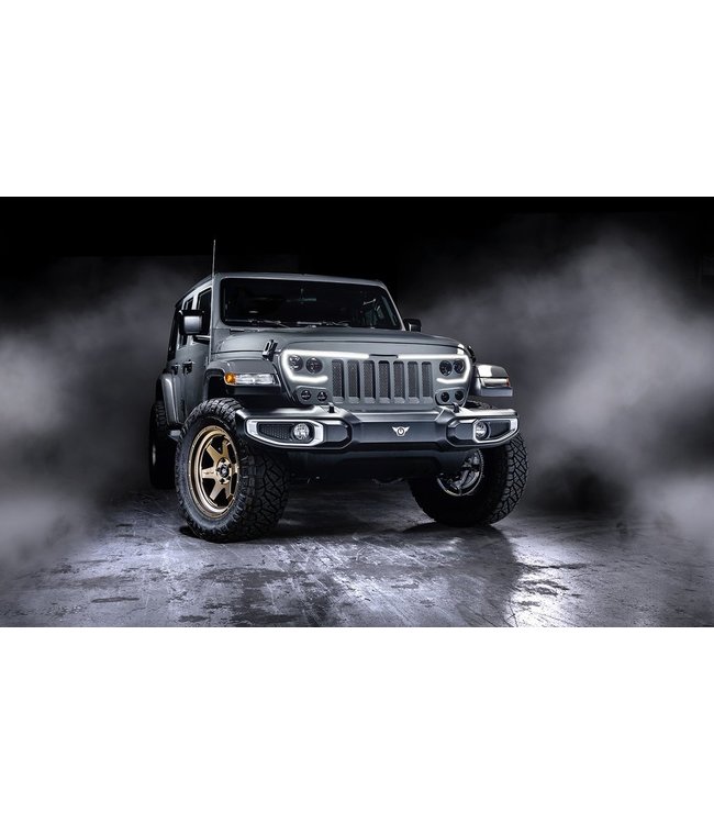 Oracle Lighting ORACLE Lighting VECTOR™ PRO-SERIES Full LED Grill - Jeep Wrangler JL/JT