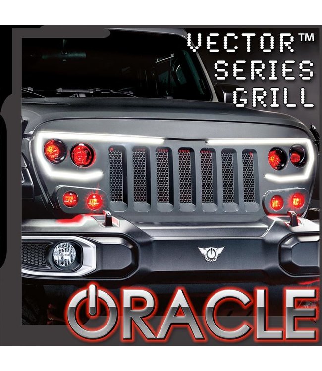 ORACLE Lighting VECTOR™ PRO-SERIES Full LED Grill - Jeep Wrangler JL/J -  FXbrands B.V.