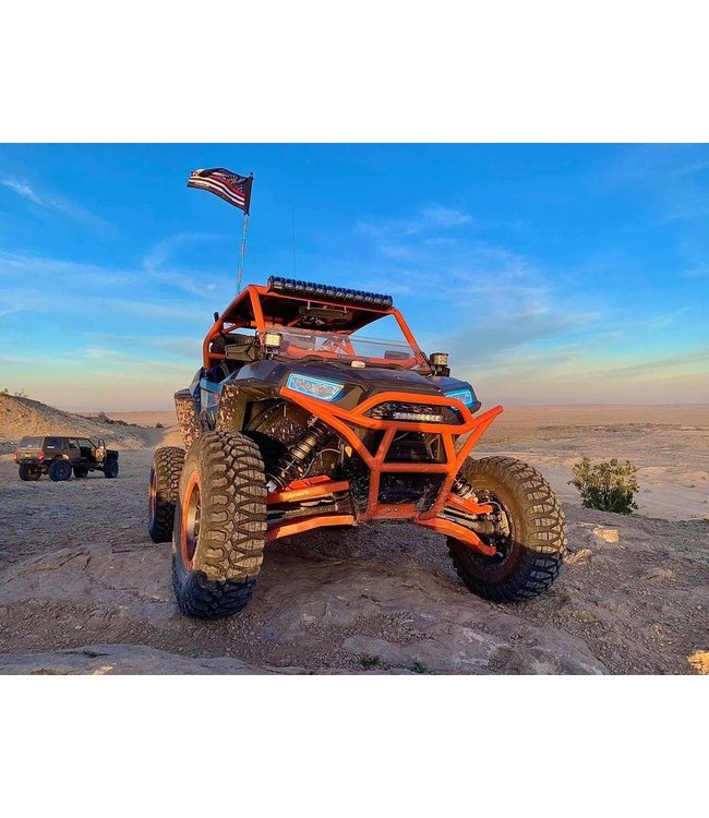 Oracle Lighting 2014-2021 Polaris RZR 900/1000 Turbo ORACLE Dynamic RGB+A Sequential Turn Signal Headlight Halo Kit