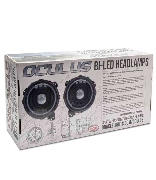Oracle Lighting ORACLE Lighting OCULUS™ BI-LED Projector Headlights for Jeep Wrangler JL/JT