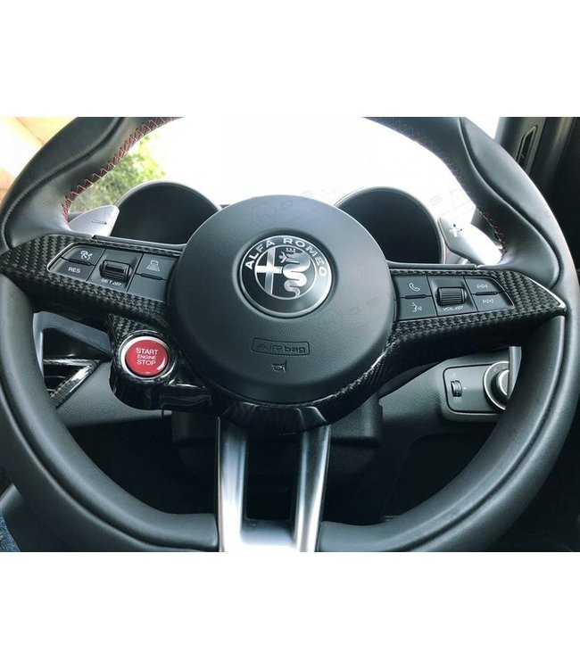 Koshi Group Alfa Romeo Giulia QV / Stelvio QV Steering Wheel Trim
