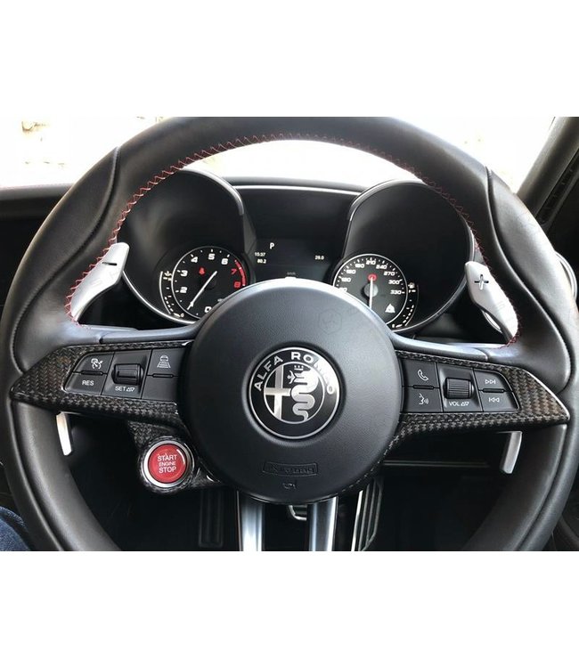 Koshi Group Alfa Romeo Giulia QV / Stelvio QV Steering Wheel Trim