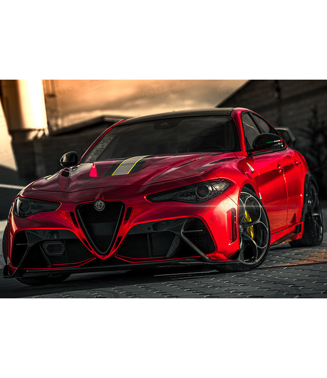 Koshi Group Alfa Romeo Giulia GTAm Style Front Bumper