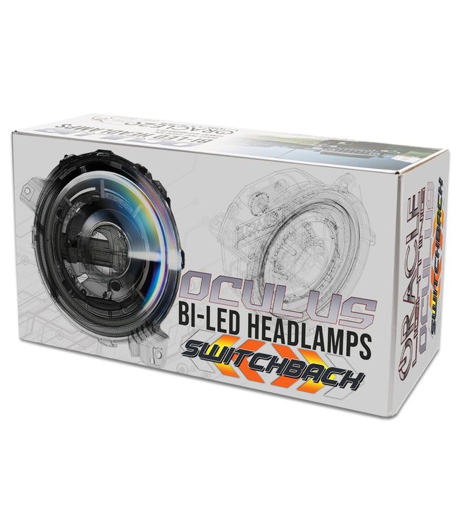 Oracle Lighting ORACLE Lighting OCULUS™ Switchback BI-LED Projector Headlights for Jeep JL/ Gladiator JT