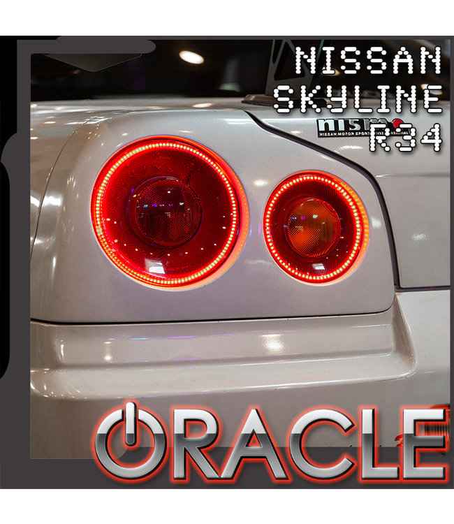 Oracle Lighting 1998-2001 Nissan Skyline R34 ORACLE Halo Kit Tail Light Halo Kit