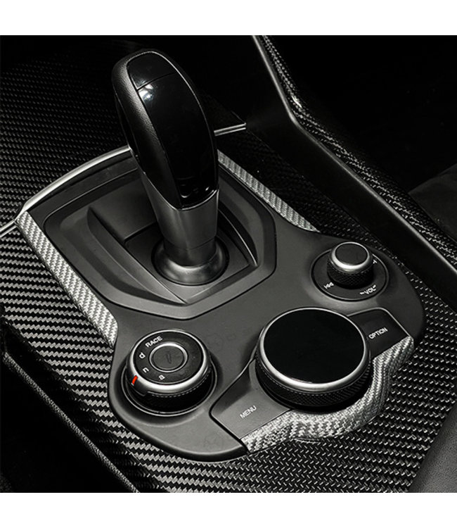 Koshi Group Alfa Romeo Giulia / Stelvio Center Console Frame Trim Cover