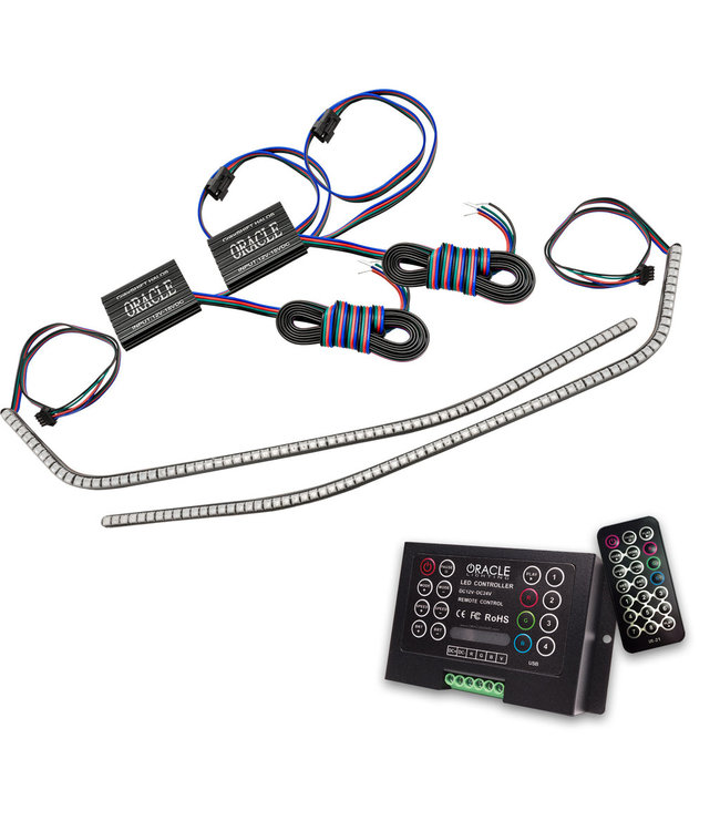 Oracle Lighting 2019-2021 Chevrolet Camaro ORACLE Lighting ColorSHIFT® Surface Mount Headlight DRL Modules