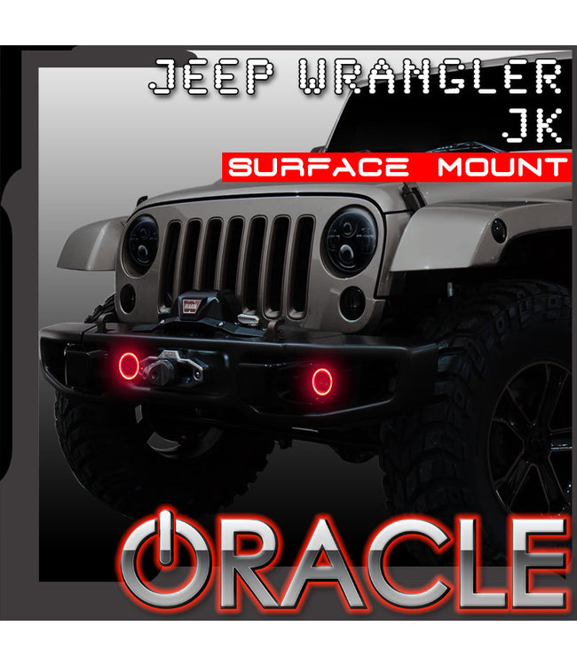 Oracle Lighting 2007-2018 Jeep Wrangler JK ORACLE Fog Light Kit - Waterproof