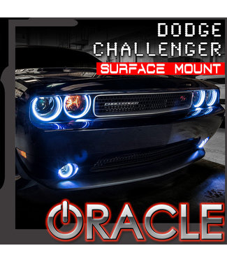 Oracle Lighting 2008-2014 Dodge Challenger ORACLE LED Halo Kit - Surface Mount