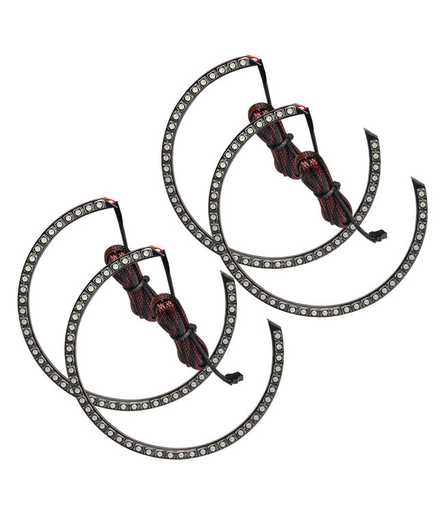 Oracle Lighting 2008-2014 Dodge Challenger ORACLE Dynamic ColorSHIFT Head Light Halo Kit - Surface Mount