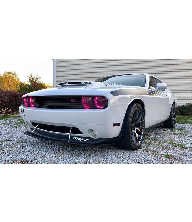 Oracle Lighting 2008-2014 Dodge Challenger ORACLE Dynamic ColorSHIFT Head Light Halo Kit - Surface Mount