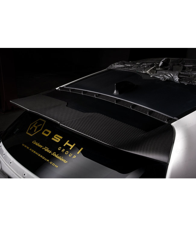 Koshi Group Toyota GR Yaris Roof Silencer Trim with Shark Fins / Vortex Generator