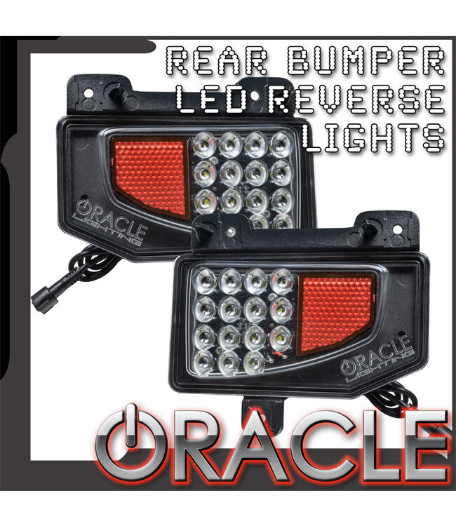 Oracle Lighting ORACLE Lighting Rear Bumper LED Reverse Lights for Jeep Gladiator JT